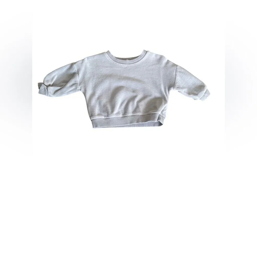 Quince Baby  gray Sweatshirt 6-12m